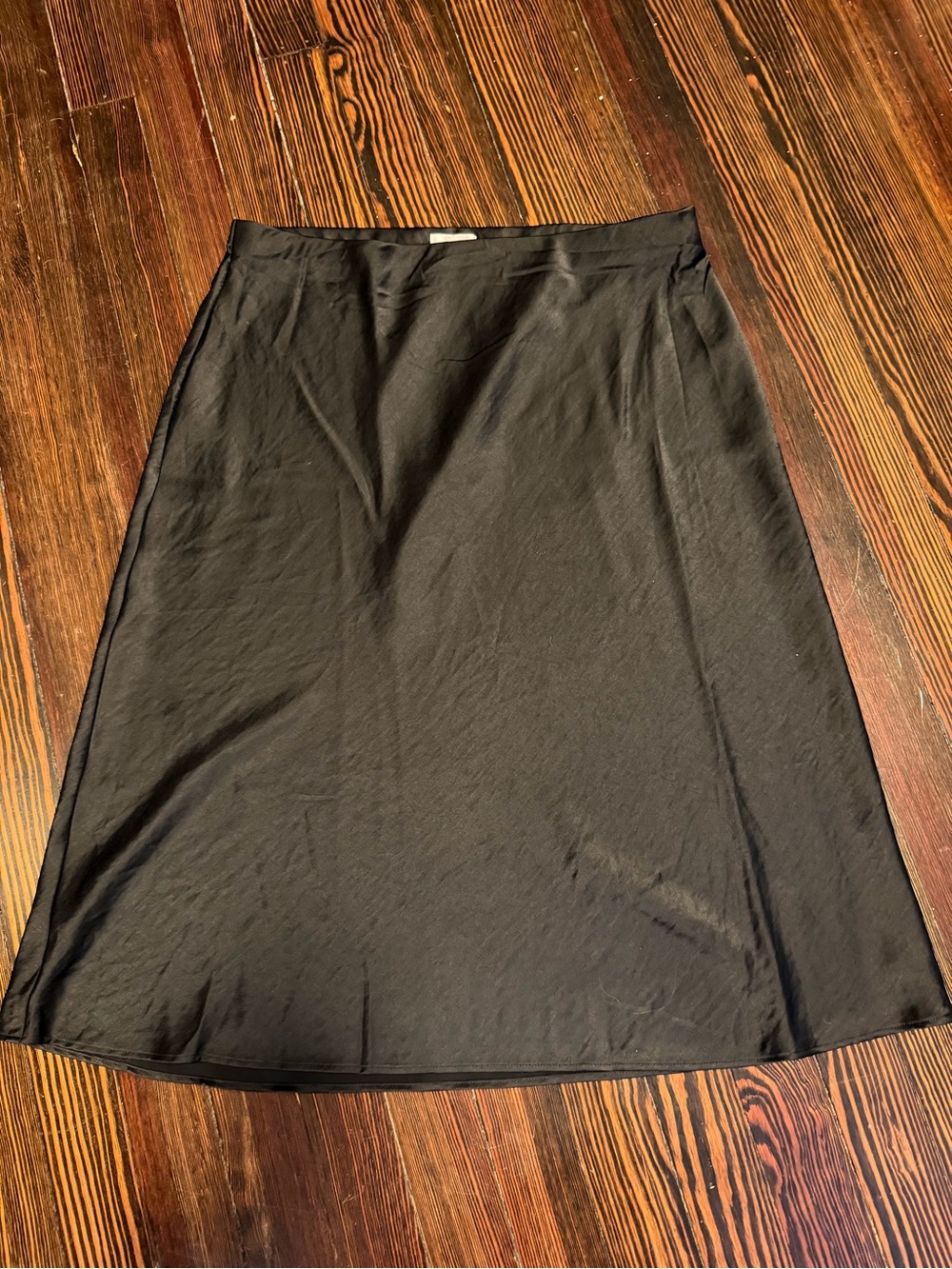 Nordstrom Black A-Line Midi Skirt